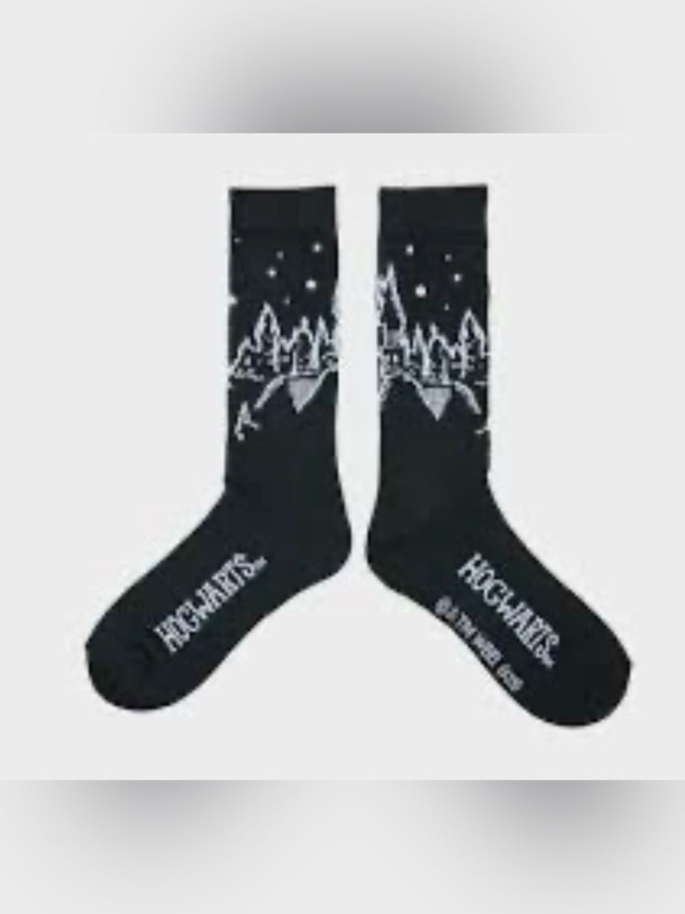 2pairs of Bioworld Harry Potter Hogwarts Crew Socks (shoe size 6.5 to 12.5)
